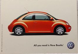 VW   NEW   BEETLE   -   carte du concessionnaire