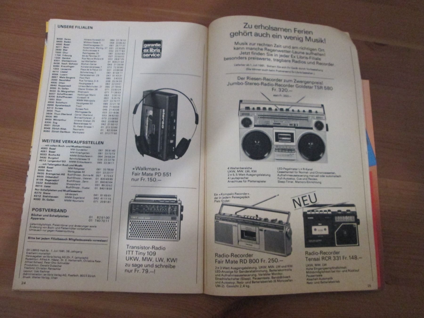 Riviste & Magazine: ex libris Clubzeitschrift – Usato da Neuchâtel venduto da Dualseele 7