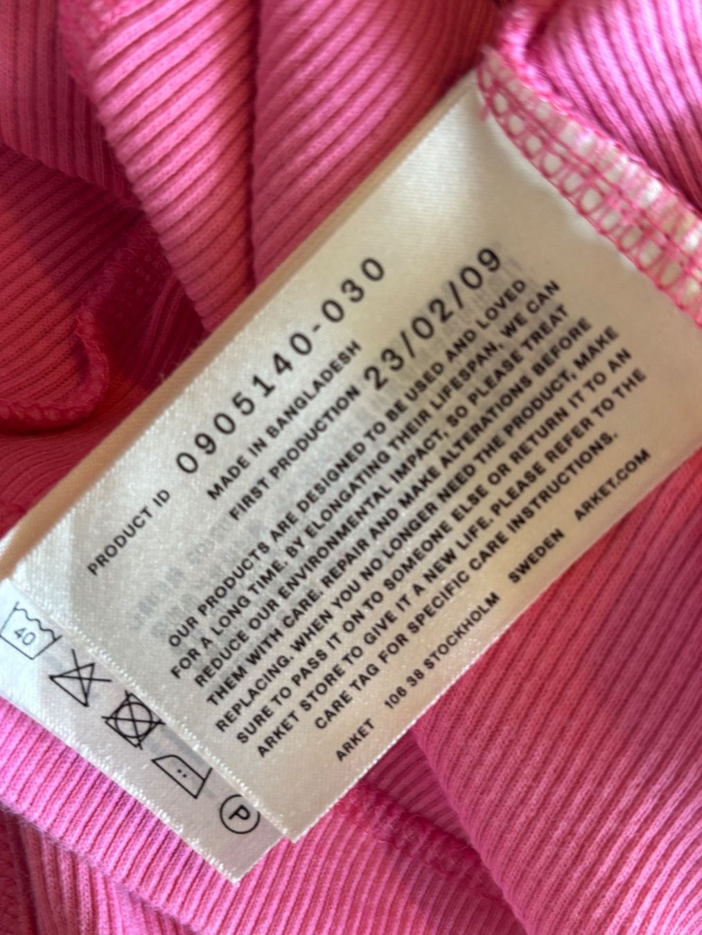 Arket Tops: ARKET pinkes Tanktop Gr. M – Gebraucht aus Zürich von missmodernage 5