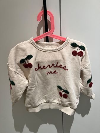 Konges Sløjd Pullover / Sweatshirt "Cherries Me" Gr. 92 (2Y)