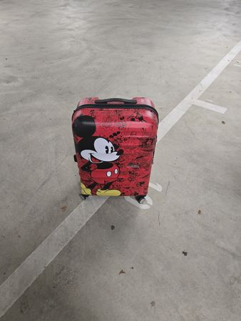 American Tourister Koffer Mickey Mouse Motiv rot 4 Rollen