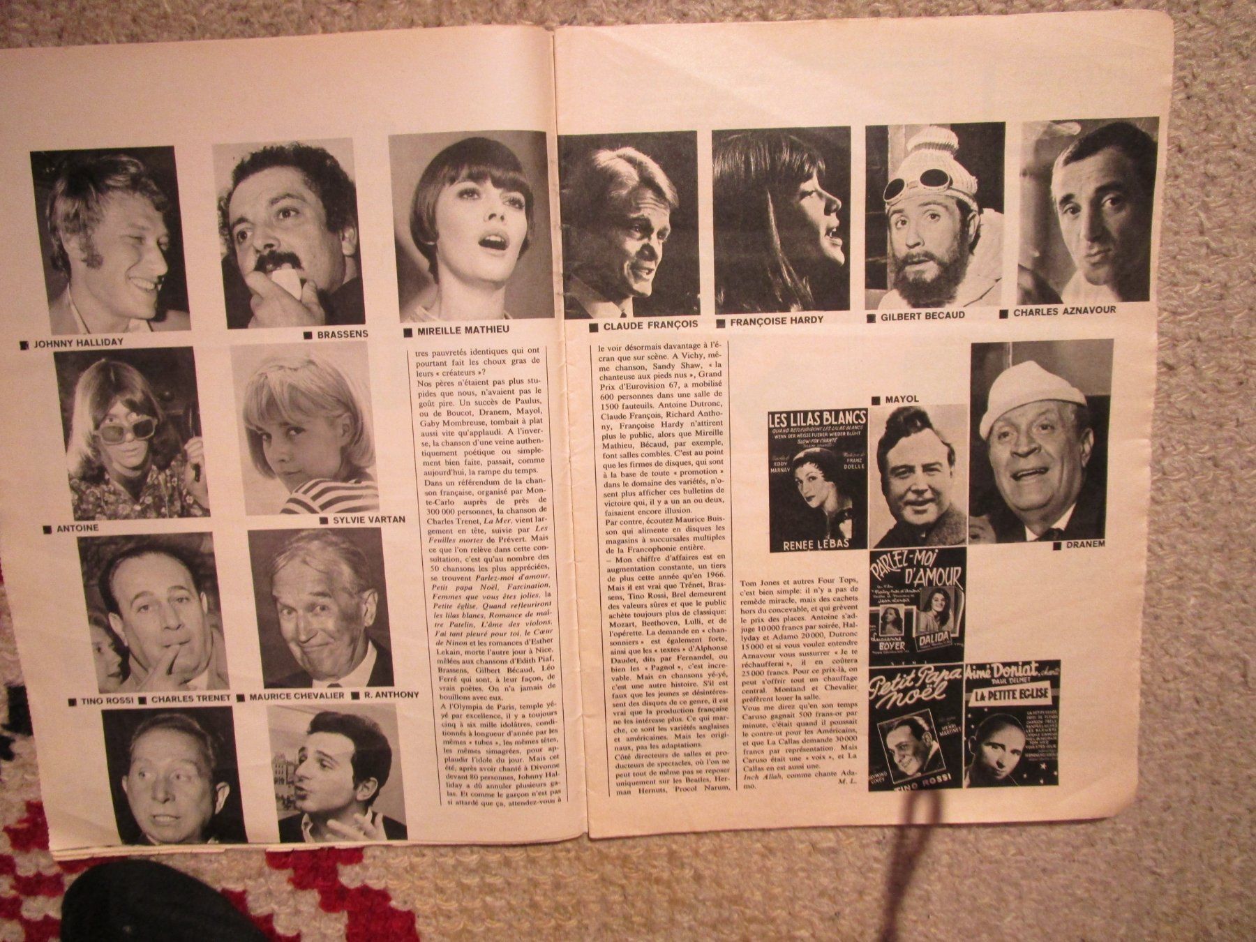 Foto & Immagini: Les idoles  1967 – Usato da Matran venduto da madren 1