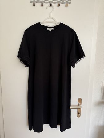 COS Kleid, schwarz, Gr. M, Baumwolle, Spitze, neuwertig!
