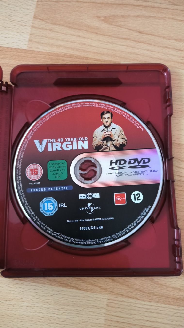 Tutti i DVDs: HD DVD Jungrau 40 Männlich, sucht – Nuovo (secondo la descrizione) da Kirchleerau venduto da Mr.Spock1 2