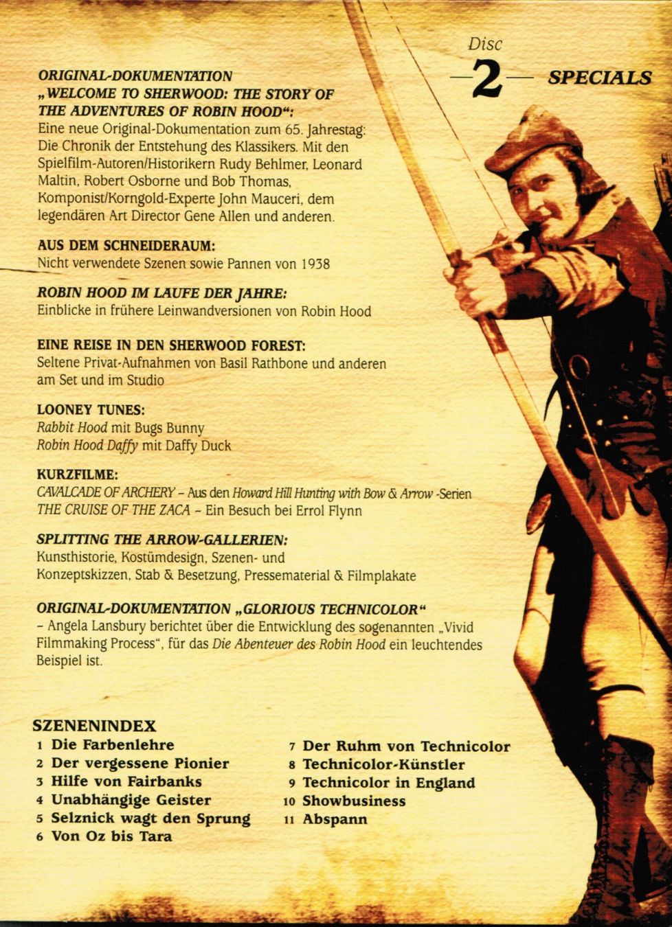 Tutti i DVDs: DVD: Die Abenteuer des Robin Hood – Usato da Basel venduto da sakartvelo 3