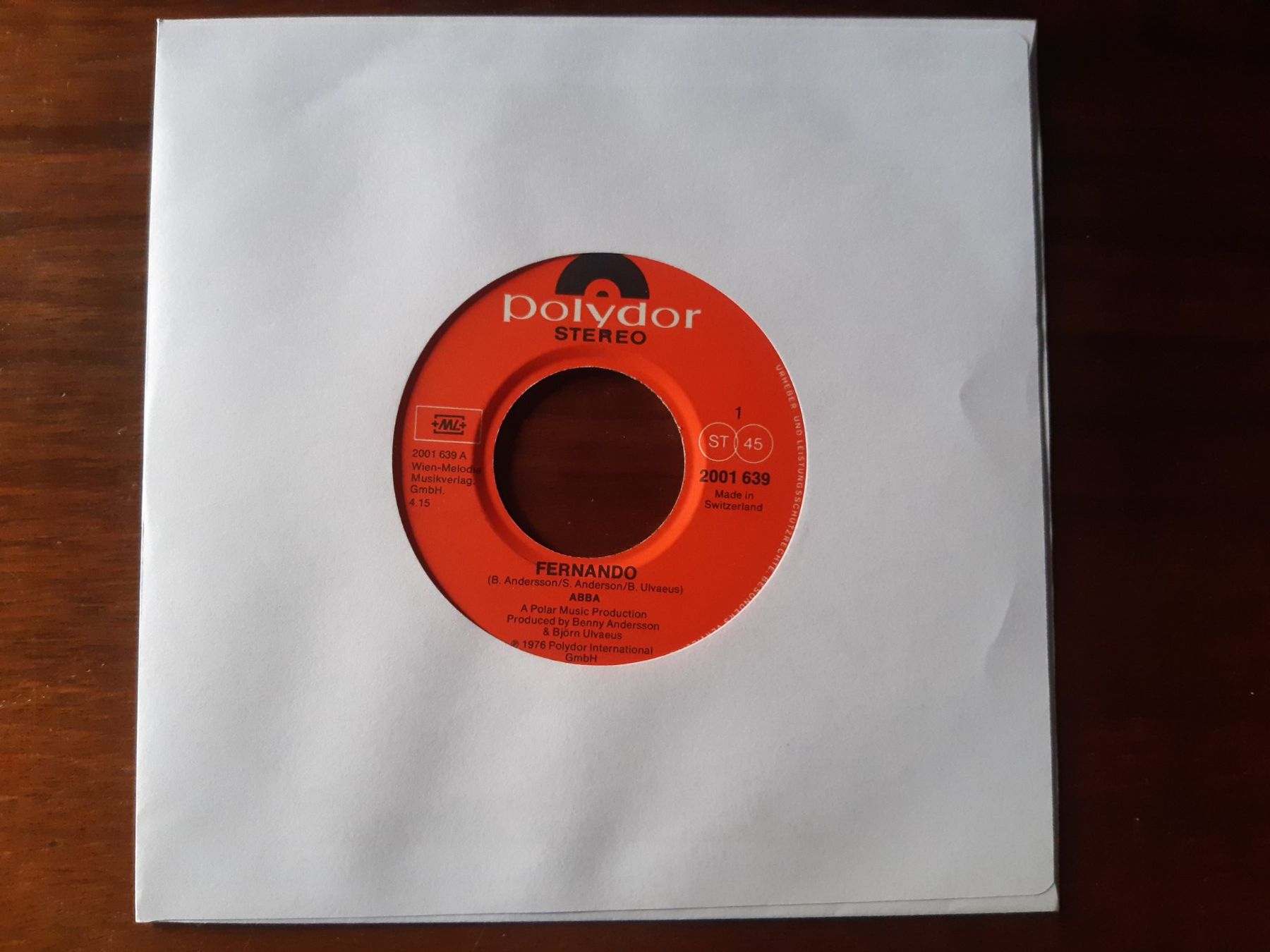 Schallplatten: ABBA - Fernando (7") swiss release – Gebraucht aus Verscio von giamma1985