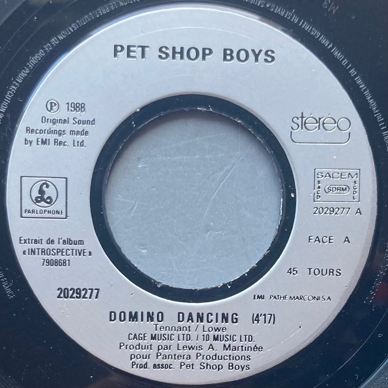 Dischi in vinile: PET SHOP BOYS - DOMINO DANCING – Usato da Poliez-Pittet venduto da Newtown-Records 2