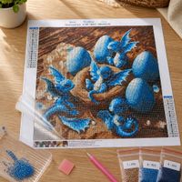 Kit de diamond painting à faire soi-même 40x40 cm