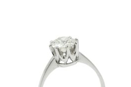 Brillant Solitär Ring 1.5ct 18K Weissgold *S3923