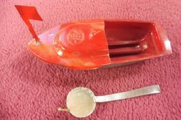 TuckTuck Kerzen Blechboot+3 Feuerzeuge+6 antike 1.Aug. usw.
