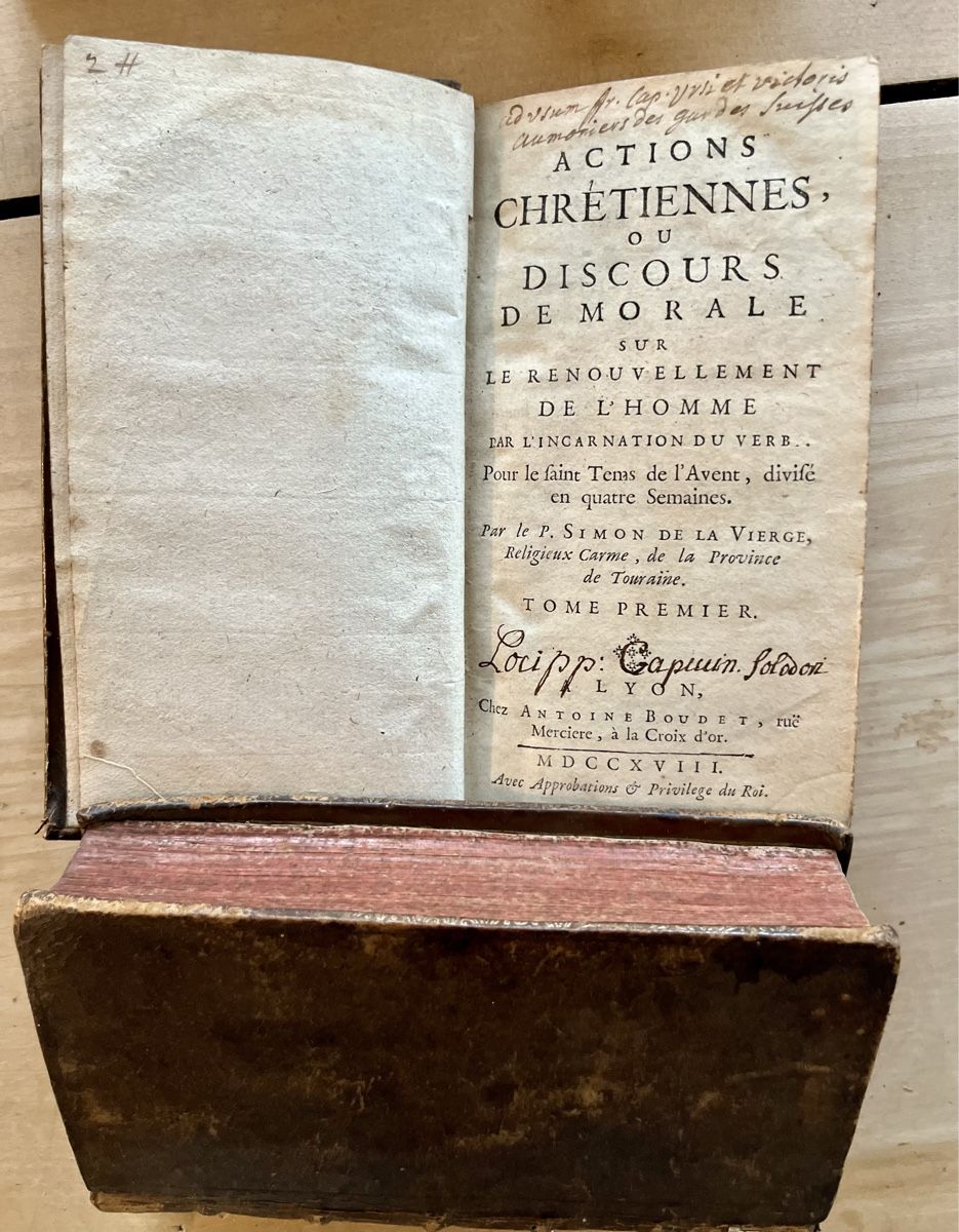 Libri: 3 Bücher eines Kaplans des Schweizer Regiments in Frankreich – Usato da Ottikon venduto da san_w99n 7