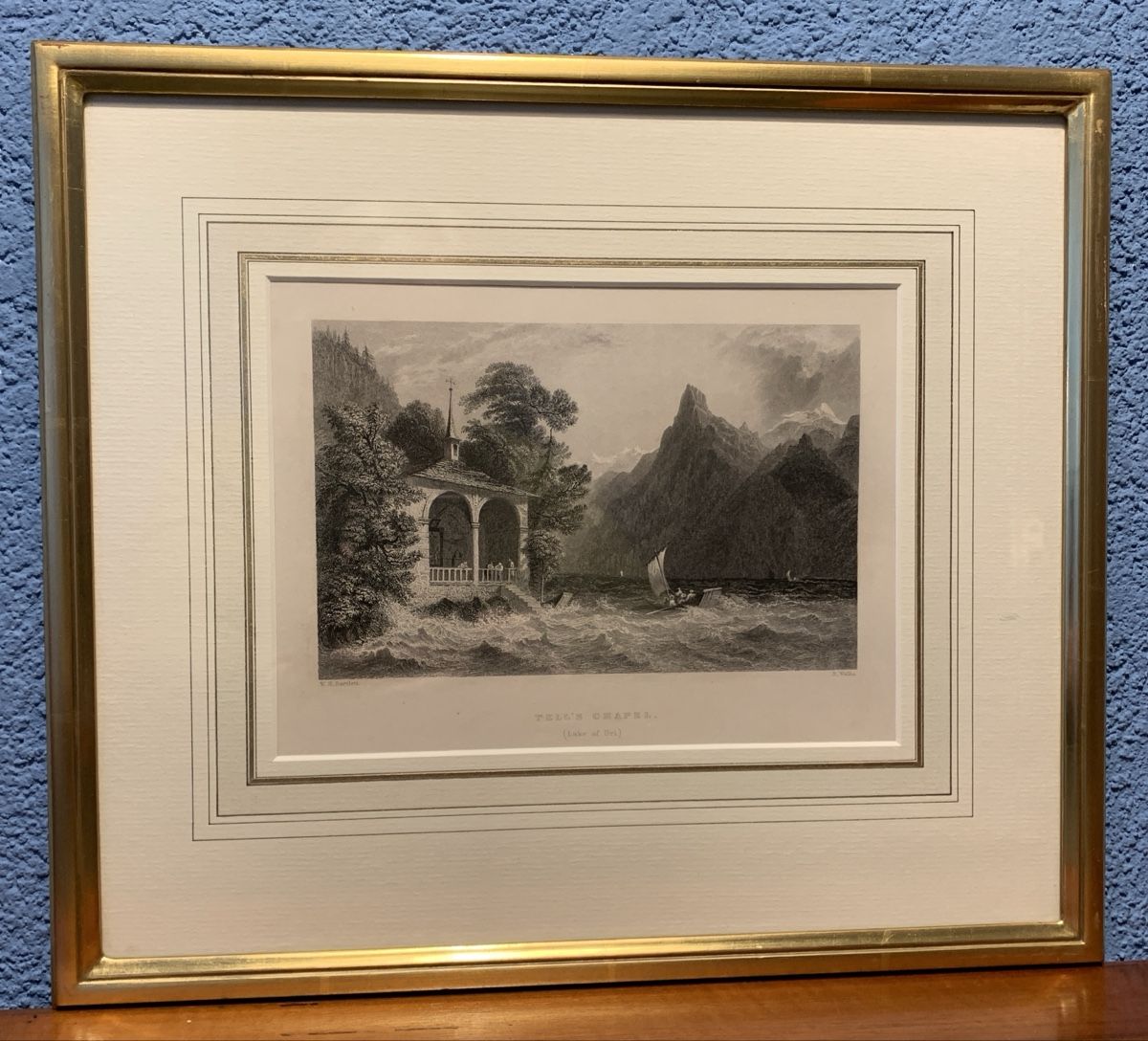 Incisioni: Gravure de la Chapelle de Tell – Usato da Veytaux venduto da Latourelle