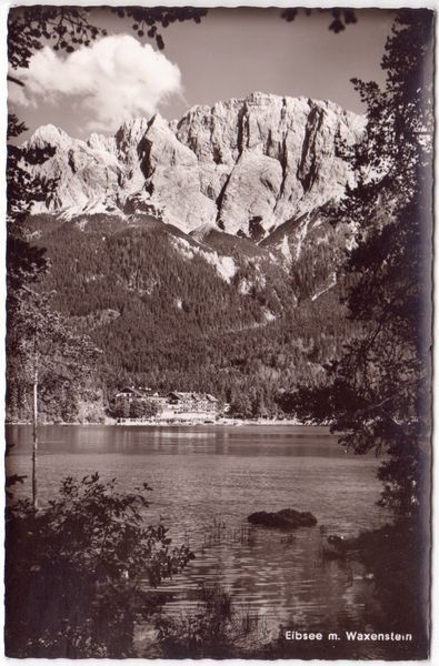Cartoline postali: Eibsee mit Waxenstein – Usato da Frauenfeld venduto da POML