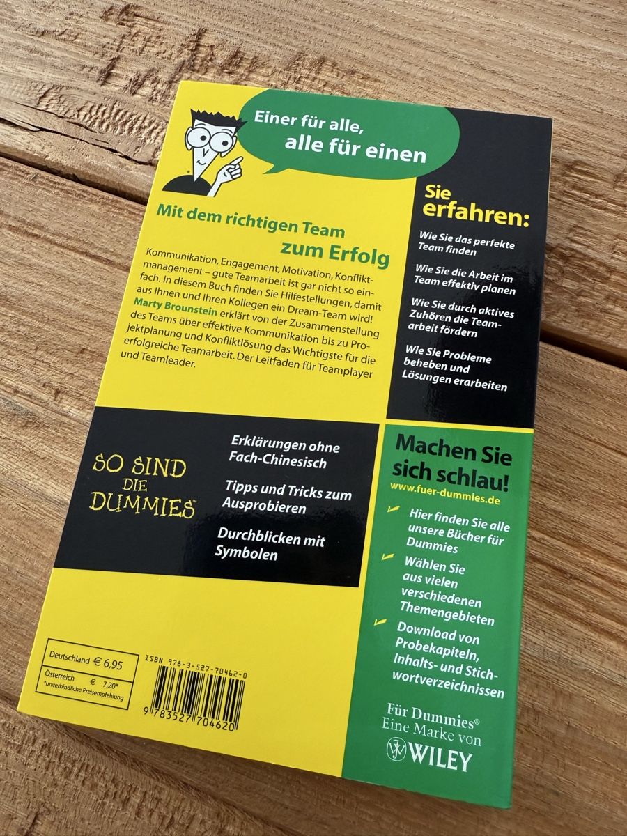 Bücher: Gute Teamarbeit für Dummies - Pocketbuch – Neu (gemäss Beschreibung) aus Rotkreuz von Herbsttraum 1