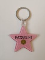 🤩HOLLYWOOD STERN SCHLÜSSELANHÄNGER ROSA NEU