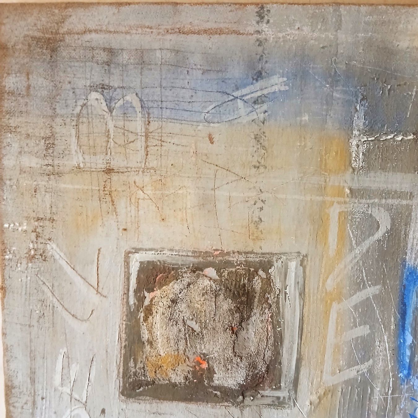 Dipinti: Grand tableau abstrait acryl sur jute - monogrammé – Nuovo (secondo la descrizione) da LE MONT-SUR-LAUSANNE venduto da CHOCO04 3