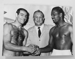 Rarität Foto 1963 Sugar Ray Robinson & Armand Vanucci