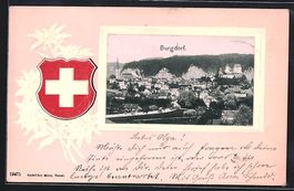 Präge-AK Burgdorf, Teilansicht und Rahm