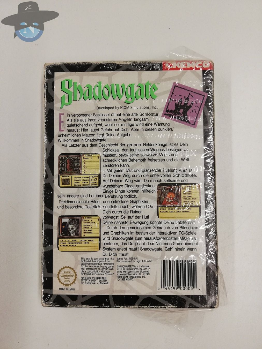 Nintendo Giochi: Shadowgate (version francaise !) / Nintendo NES – Usato da St. Gallen venduto da zorro_dc 3