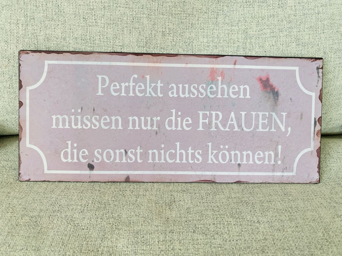 Insegne: Deko Schild Spruch – Nuovo (secondo la descrizione) da Arni AG venduto da Pee6