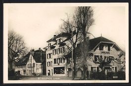 St. Sulpice /Vaud, Strassenpartie mit Ge