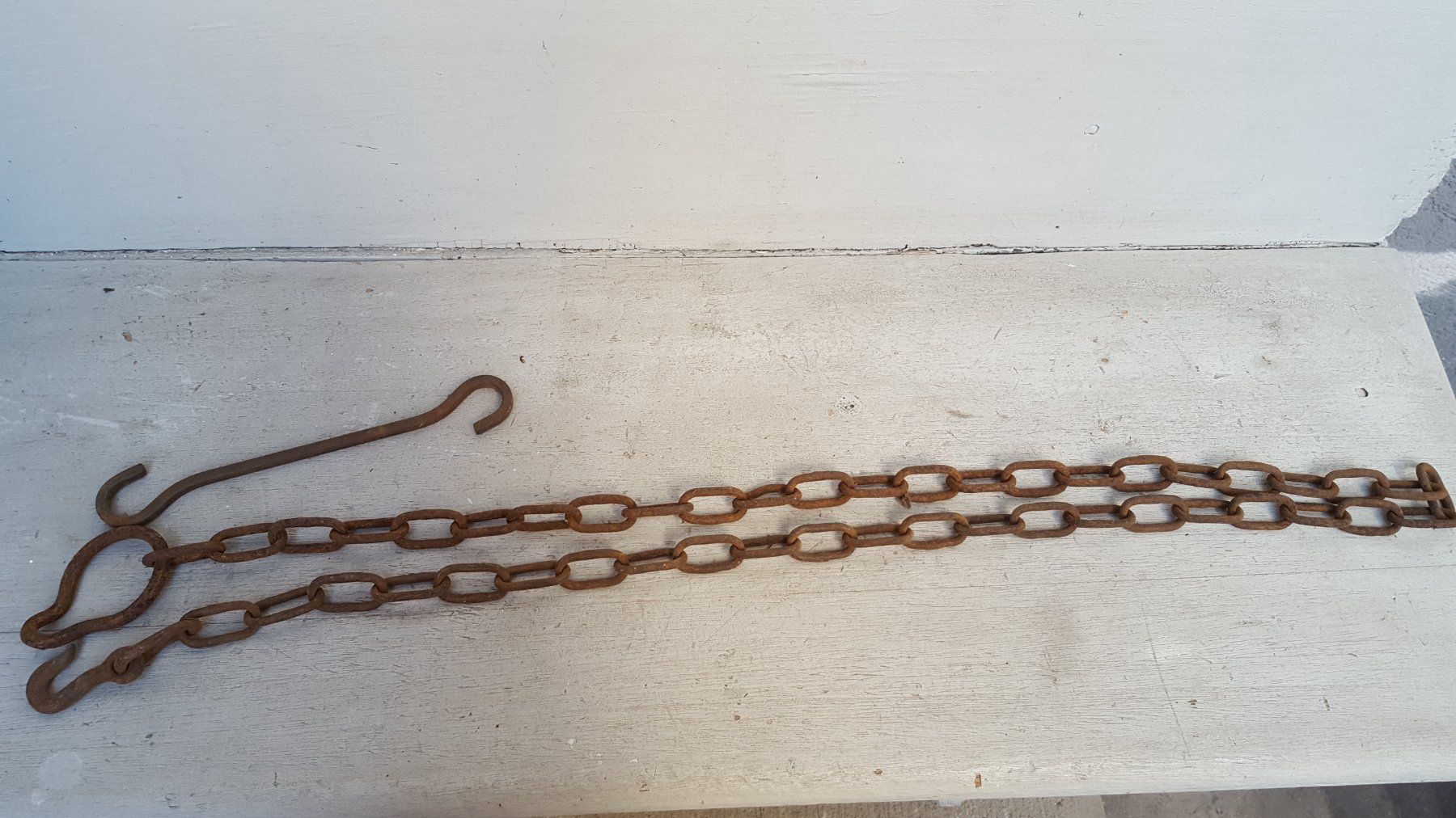 Palans, treuils: alte Kette mit Haken – D'occasion à Dornach par majo8689