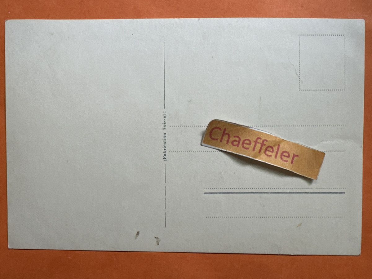 Cartoline postali: Fuorels-Surlej 2760 m – Usato da Zürich venduto da Chaeffeler 1