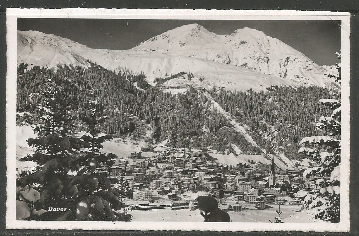 Cartoline postali: Carte P de 1947 ( Davos ) – Usato da La Russille venduto da Nono4