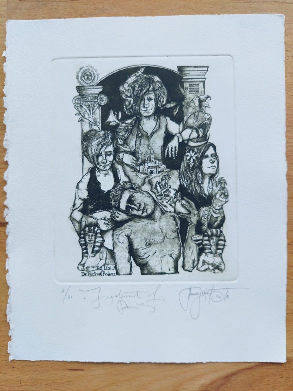 Dipinti: Exlibris Bogdan Pilipushko - Original Radierung signiert – Usato da Obfelden venduto da Exlibris-Art 1