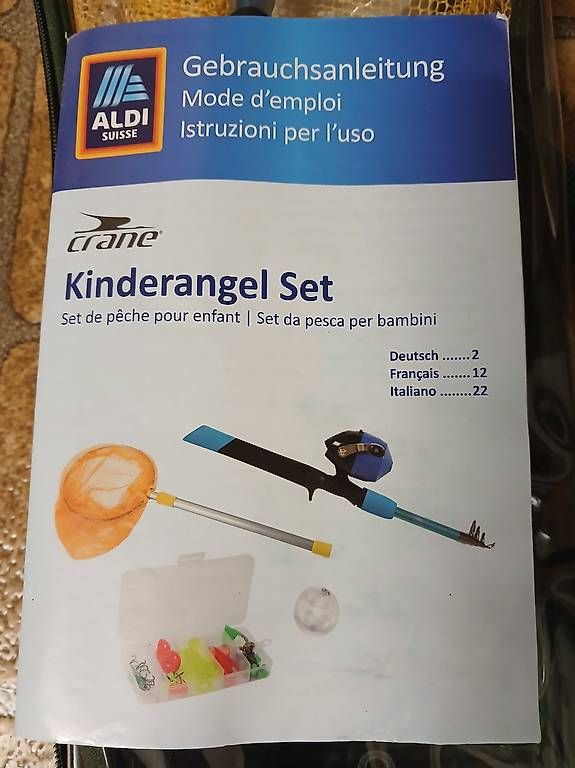 Cannes à pêche: Kinderangel-Set von Aldi Suisse – D'occasion à Langnau am Albis par Alhambra1976 1