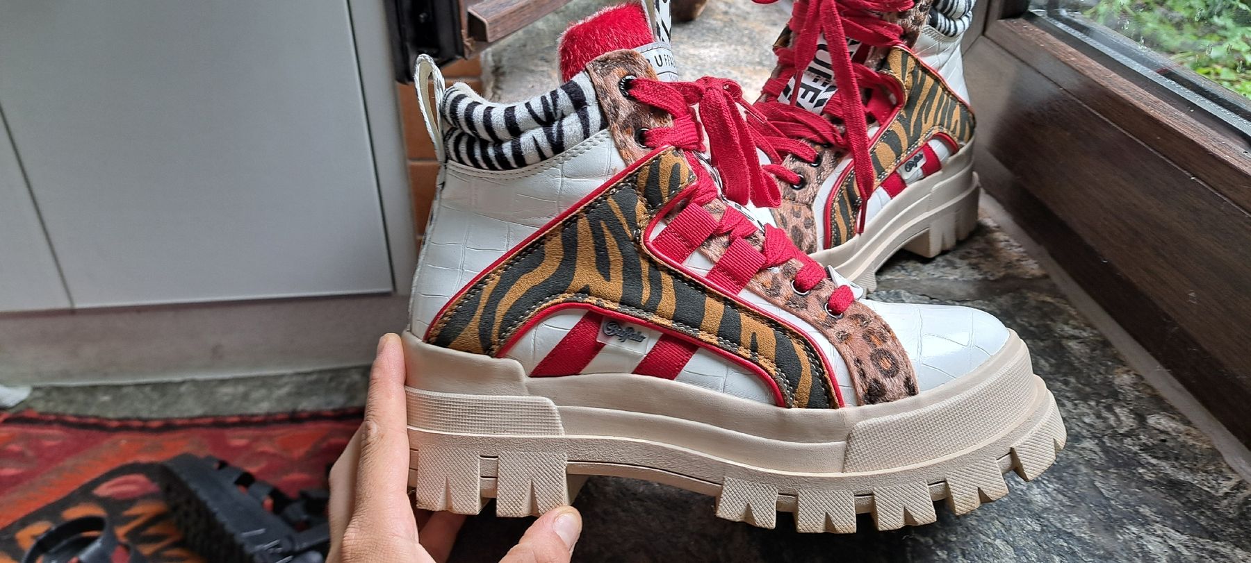 Buffalo Damenschuhe: Buffalo Aspha NC Animalier Vegan – Gebraucht aus Ponte Capriasca von mar_wh9m 1