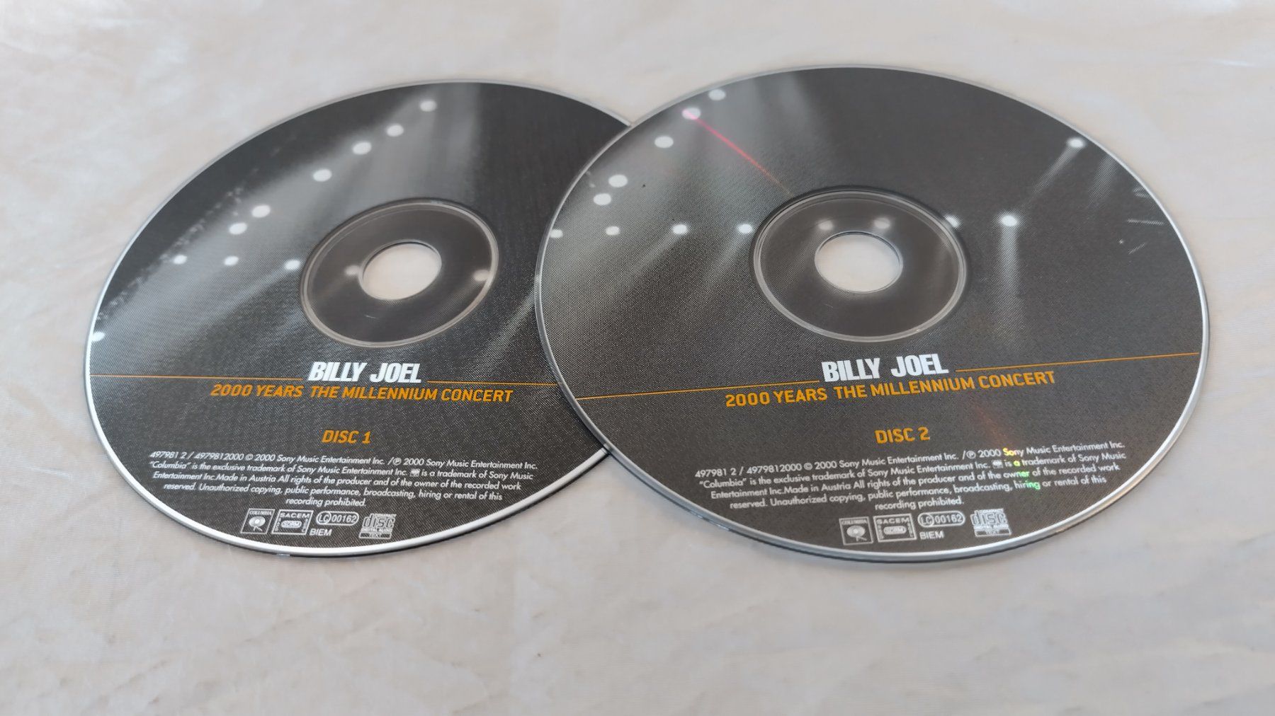 CDs: Billy Joel / 2000 Years - The Millennium Concert - 2 CDs – Gebraucht aus Bellach von JingleJerry 2