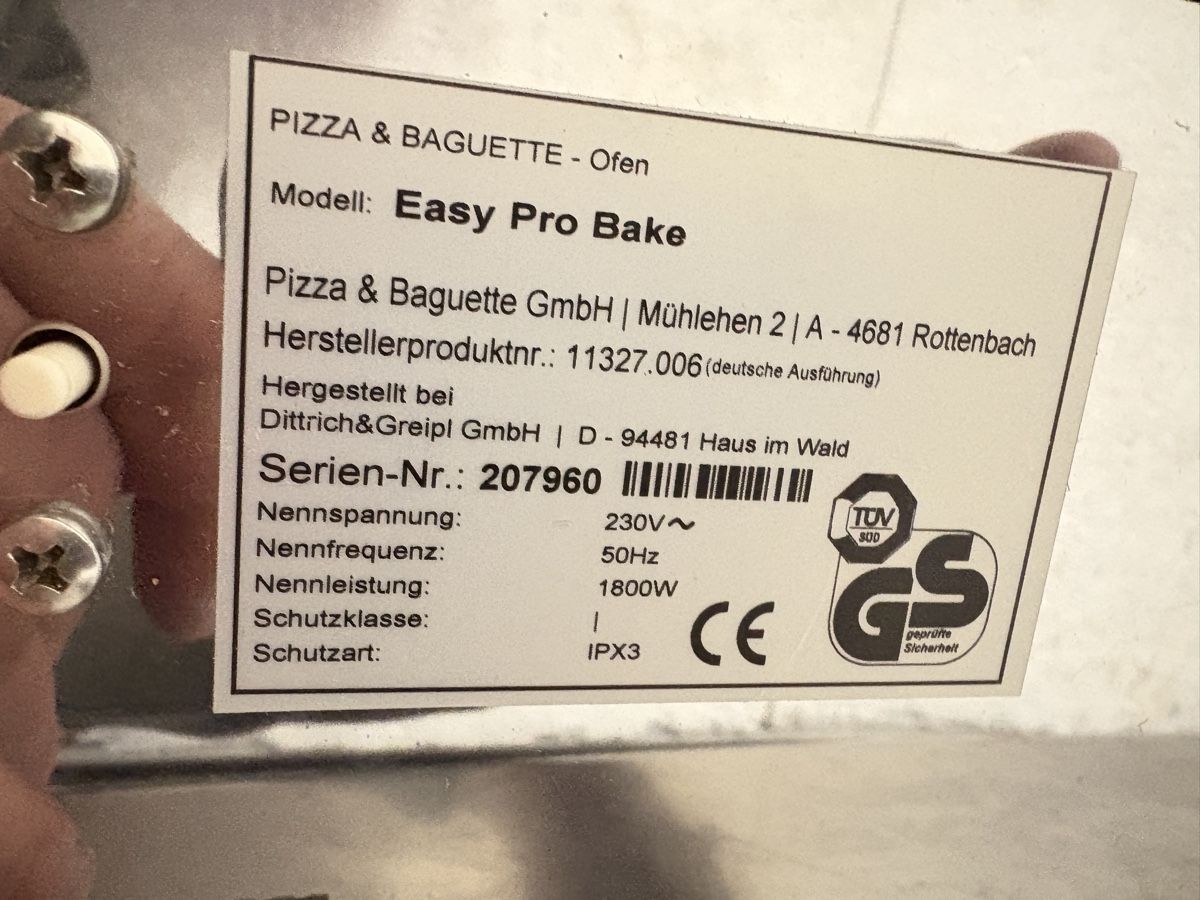Elettrodomestici da cucina: Pizzaofen gastro – Usato da Buchs AG venduto da imar82 5