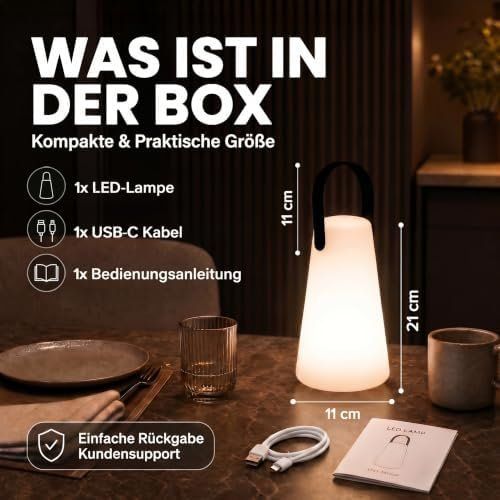 Lampade: Akku Tischlampe RGB – Nuovo e nell'imballaggio originale da Hundwil venduto da Stallone5 2