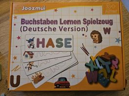 Lernspielzeug Holzbuchstaben Deutsch Rechtschreibung lernen