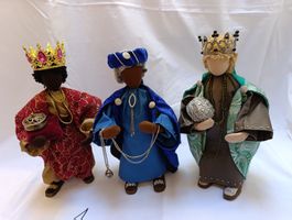 Schwarzenberger Krippefiguren drei Könige