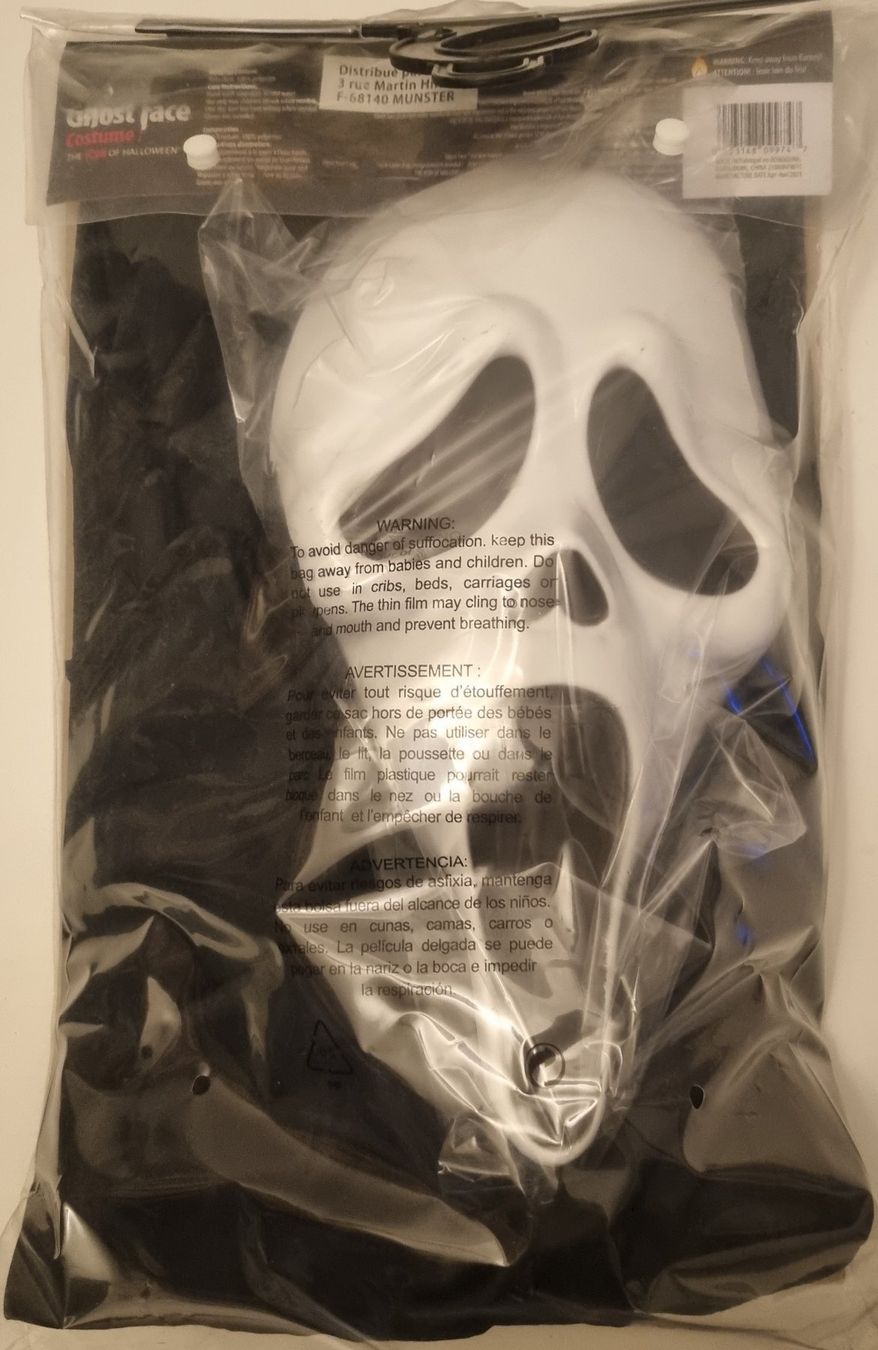 Costumi: Scream Kostüm – Nuovo e nell'imballaggio originale da Mollis venduto da man_dz7w 1