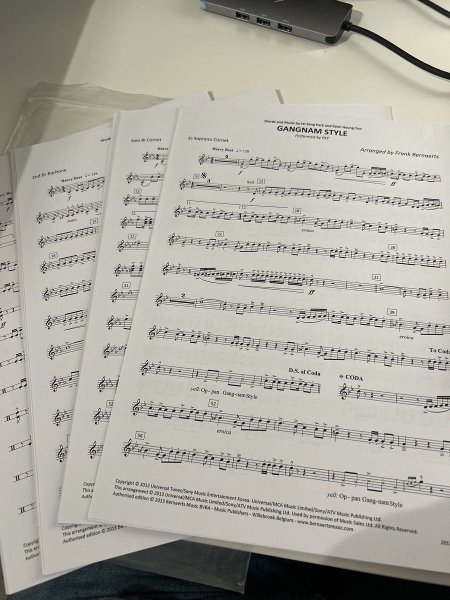 Libri: Brass Band Noten: Gagnam Style – Nuovo (secondo la descrizione) da Galgenen venduto da Red27 2
