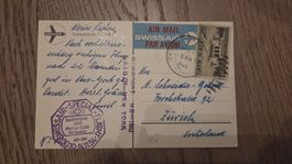 1954 Boardpost Amerikaflug New York