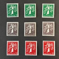 Landesausstellung 1939, Rollenmarken, postfrisch