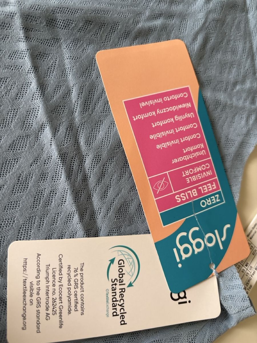 Sloggi Altra biancheria intima: Sloggi Zero Feel Bliss Top Hellblau, Neu mit Etikett! – Nuovo e nell'imballaggio originale da Jona venduto da cosa03 2