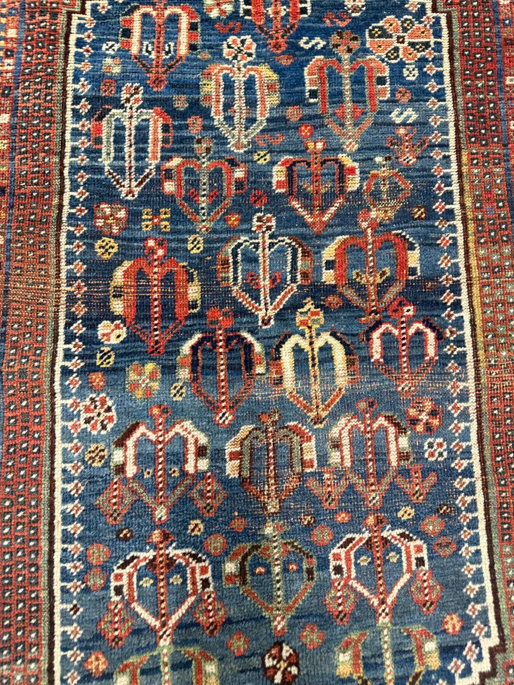 Tappeti: Khamseh antiker Teppich mit wundervollen Farben 117x80cm – Usato da Vacallo venduto da cri_229f