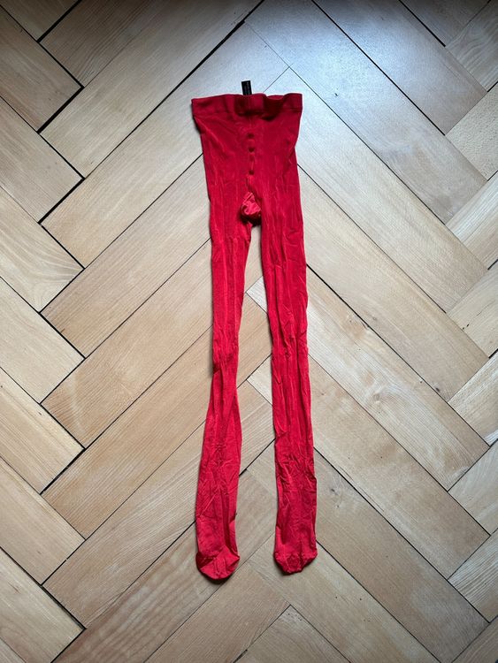 WOLFORD - Strumpfhose rot Satin Opaque M (Gebraucht) in Zürich für CHF ...