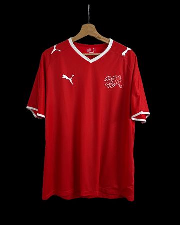 Original Schweizer Nati Puma L 2008 Trikot Maillot Jersey