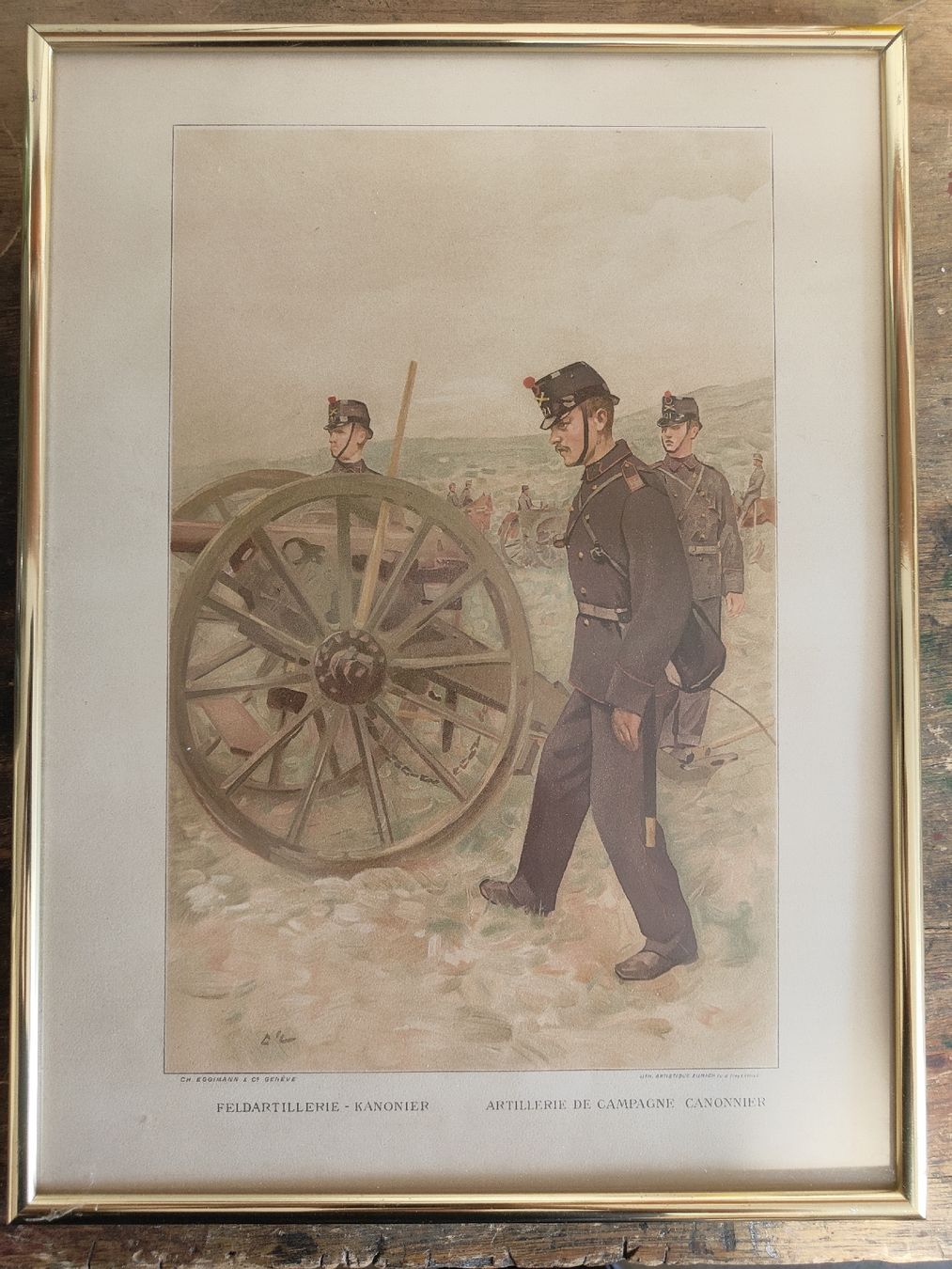 Posters & Illustrations: Feld Artillerie Kanonier – D'occasion à chur par Hmars