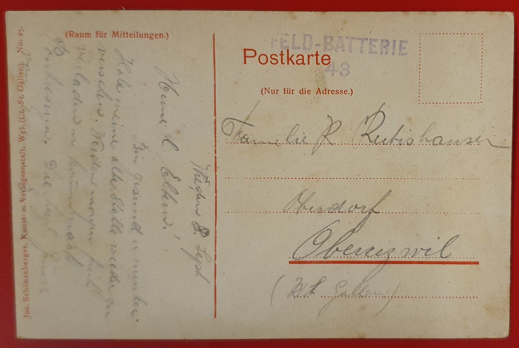Cartes postales: Wil – D'occasion à Kreuzlingen par Rschweiz1 1