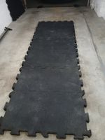 Bodenschutzmatte 100x100x5cm Fitness matte vollgummi 40+kg