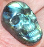 Deko Heilstein L-4385 – Labradorit Schädel 2,7x1,7x1cm