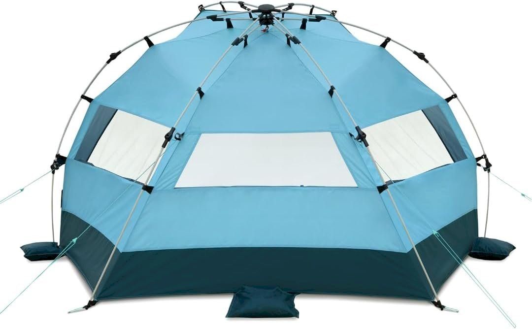 Tende : qeedo Quick Bay Pro Strandzelt Oceanblue – Nuovo e nell'imballaggio originale da Bottighofen venduto da zaap 6