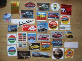 Autocollants vintage Toyota!